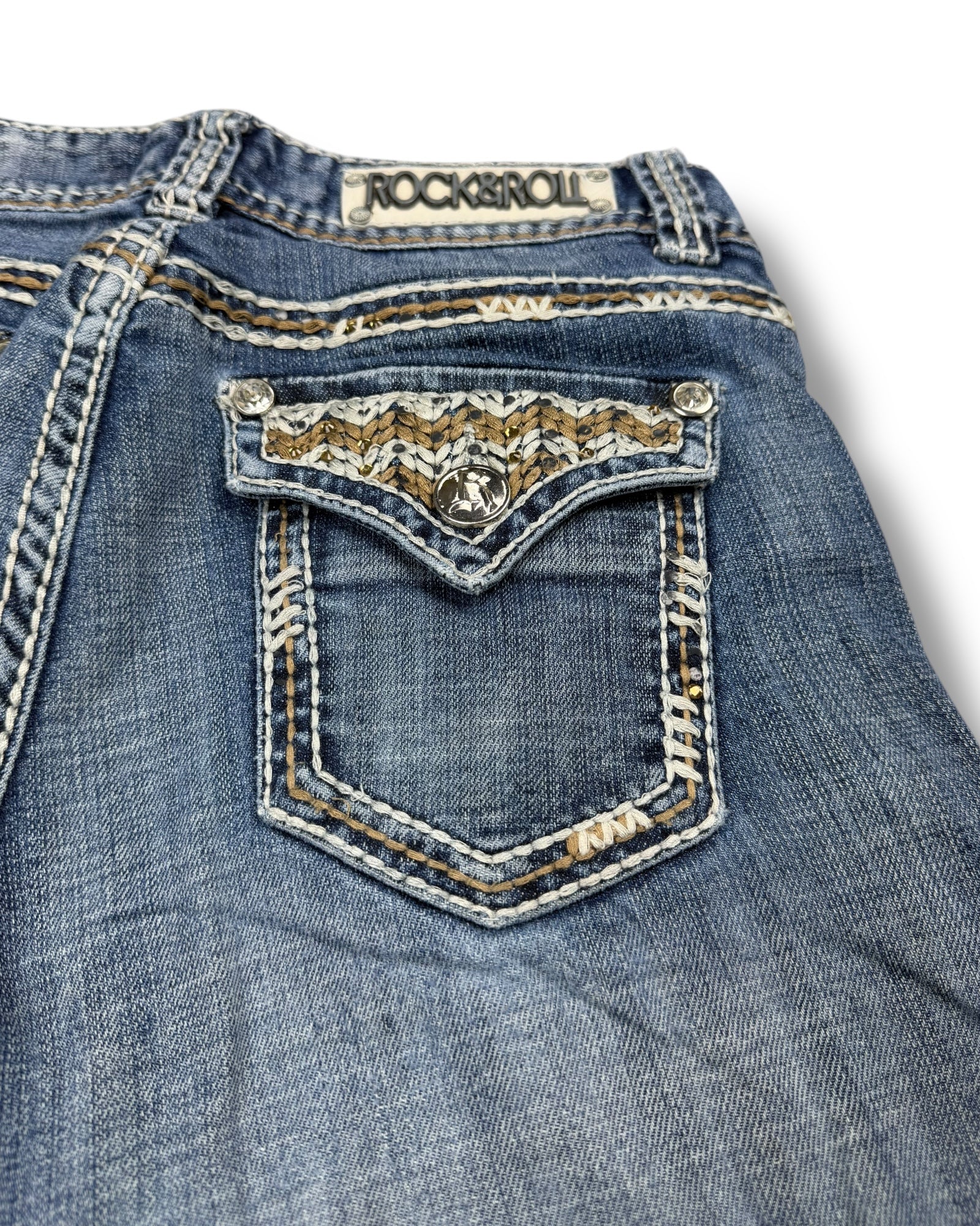 Y2K Flared Jeans (XS)