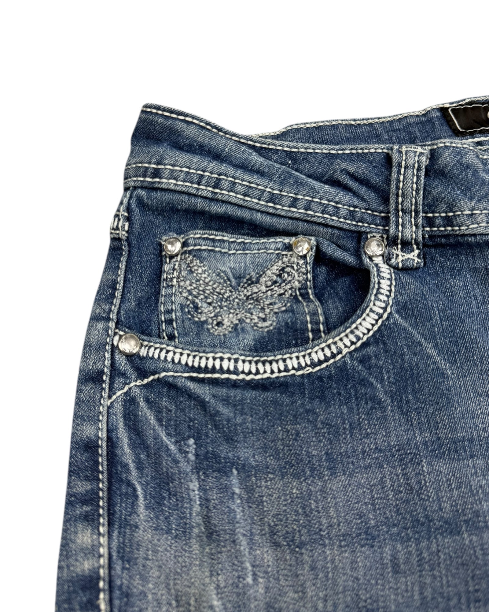 Y2K Flared Jeans (S)