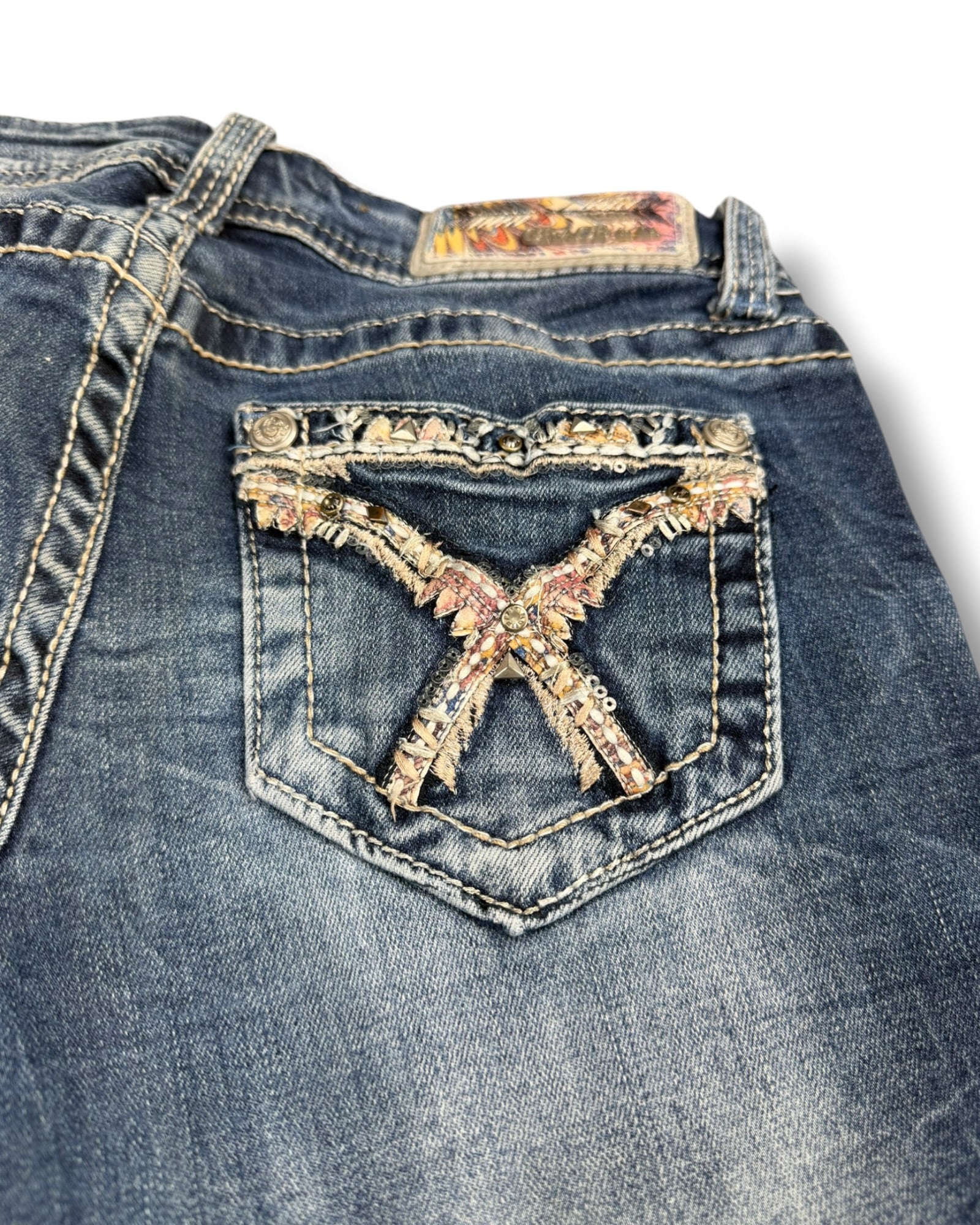 Y2K Flared Jeans (XS)