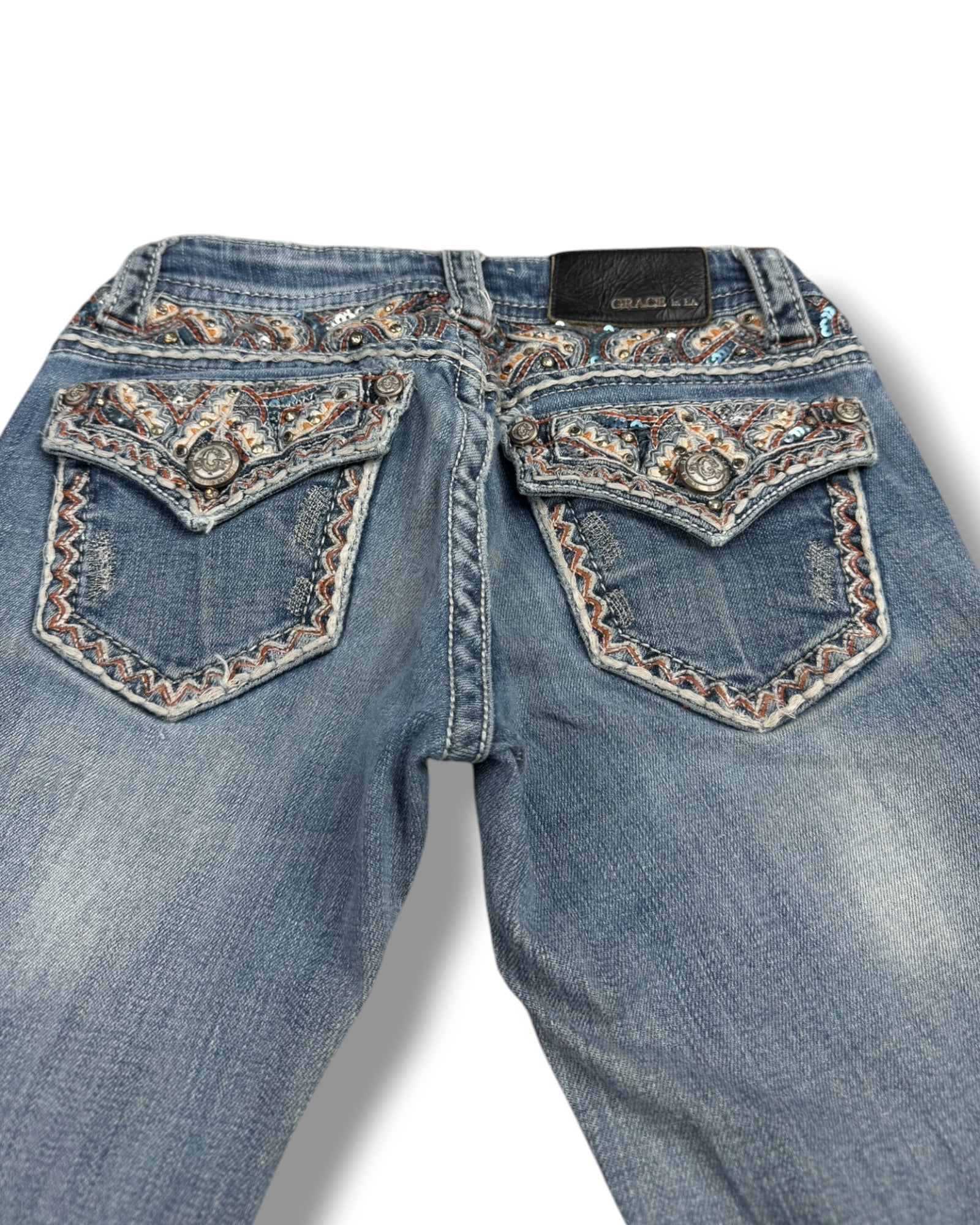 Y2K Flared Jeans (XS)