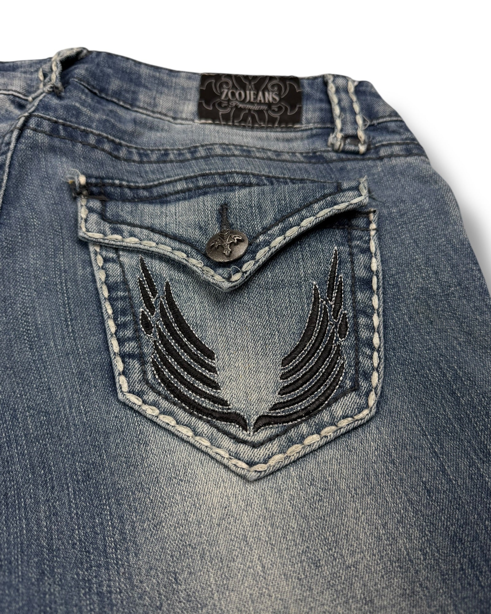 Y2K Flared Jeans (S)