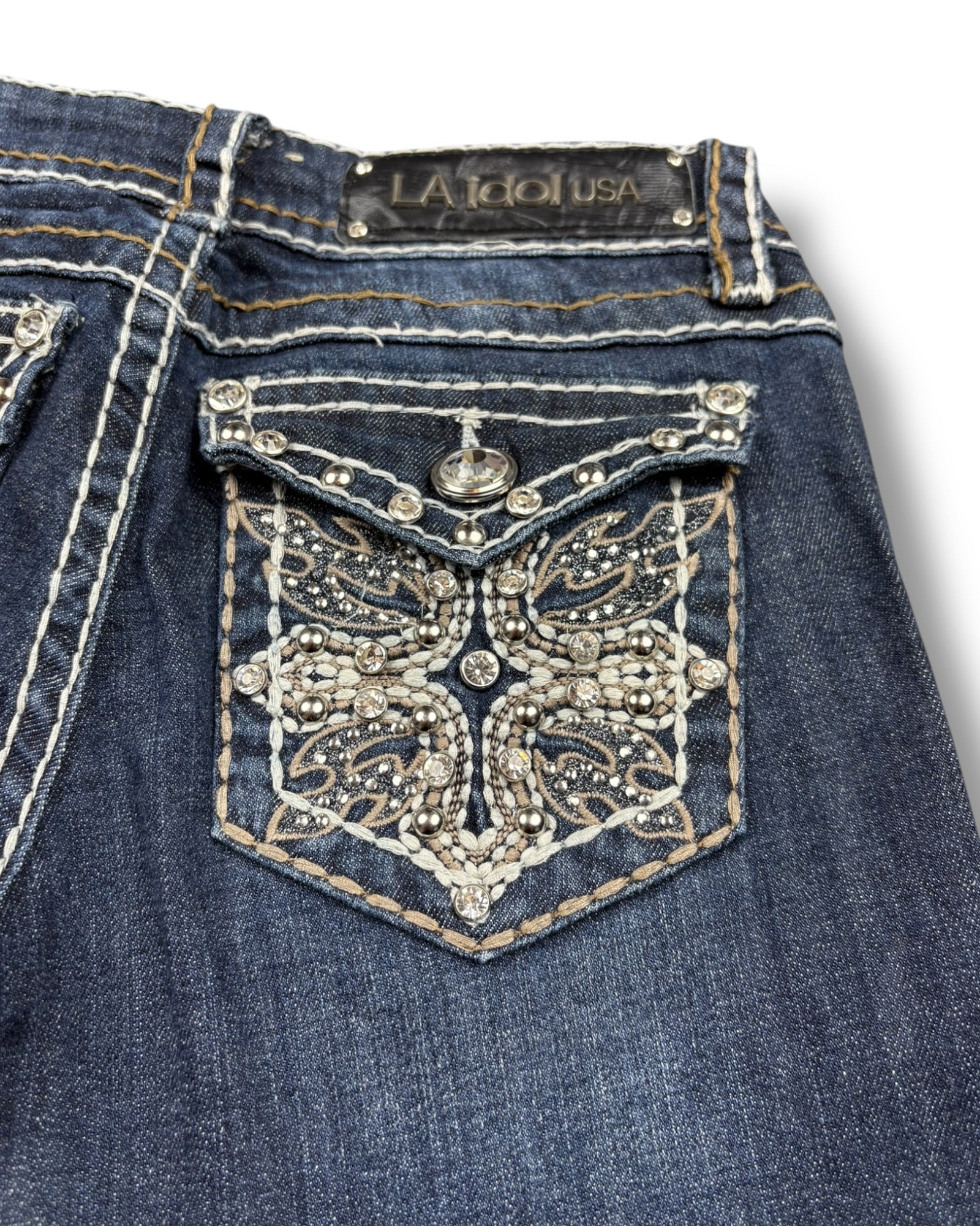 Y2K Flared Jeans (XS)