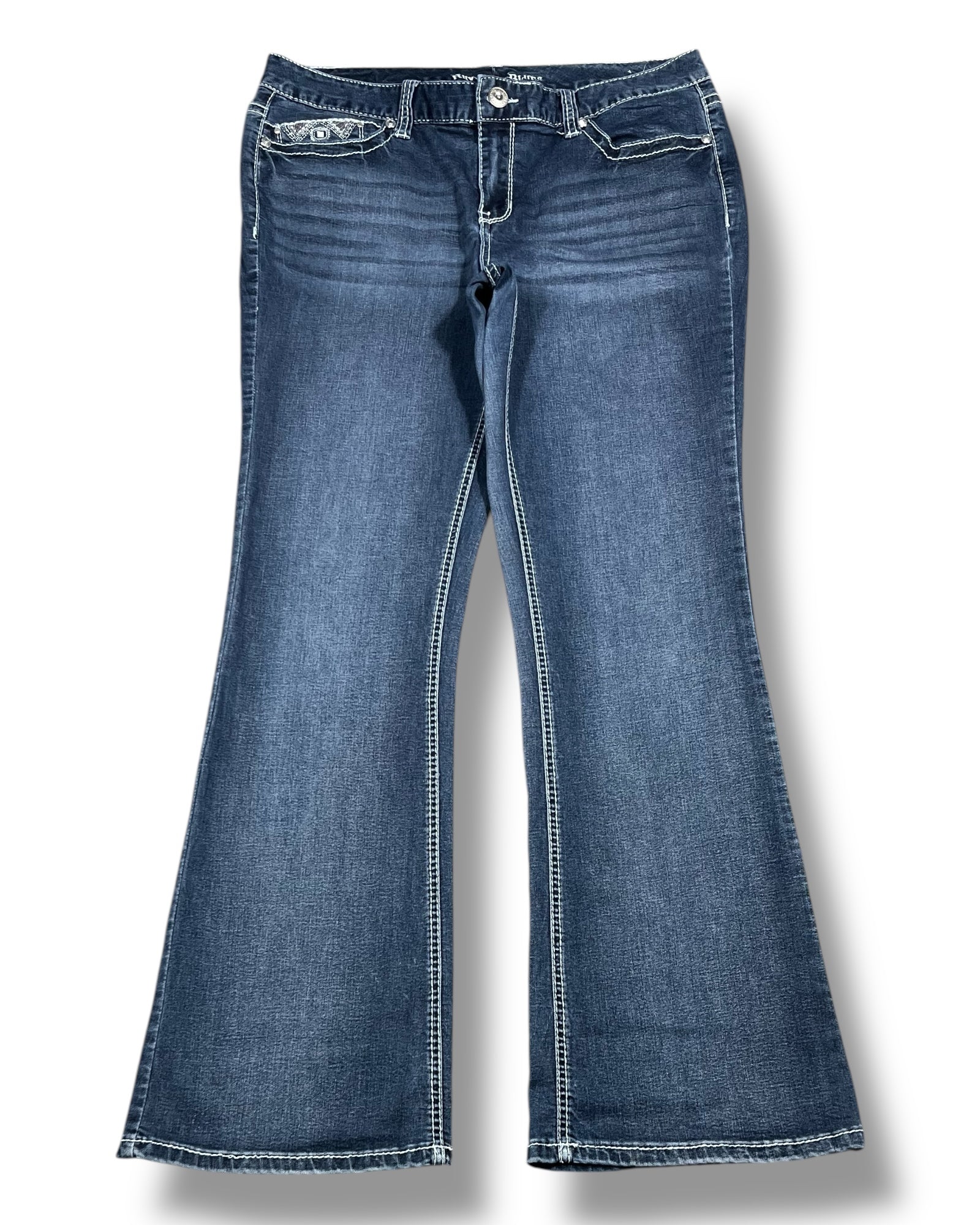 Y2K Flared Jeans (M)