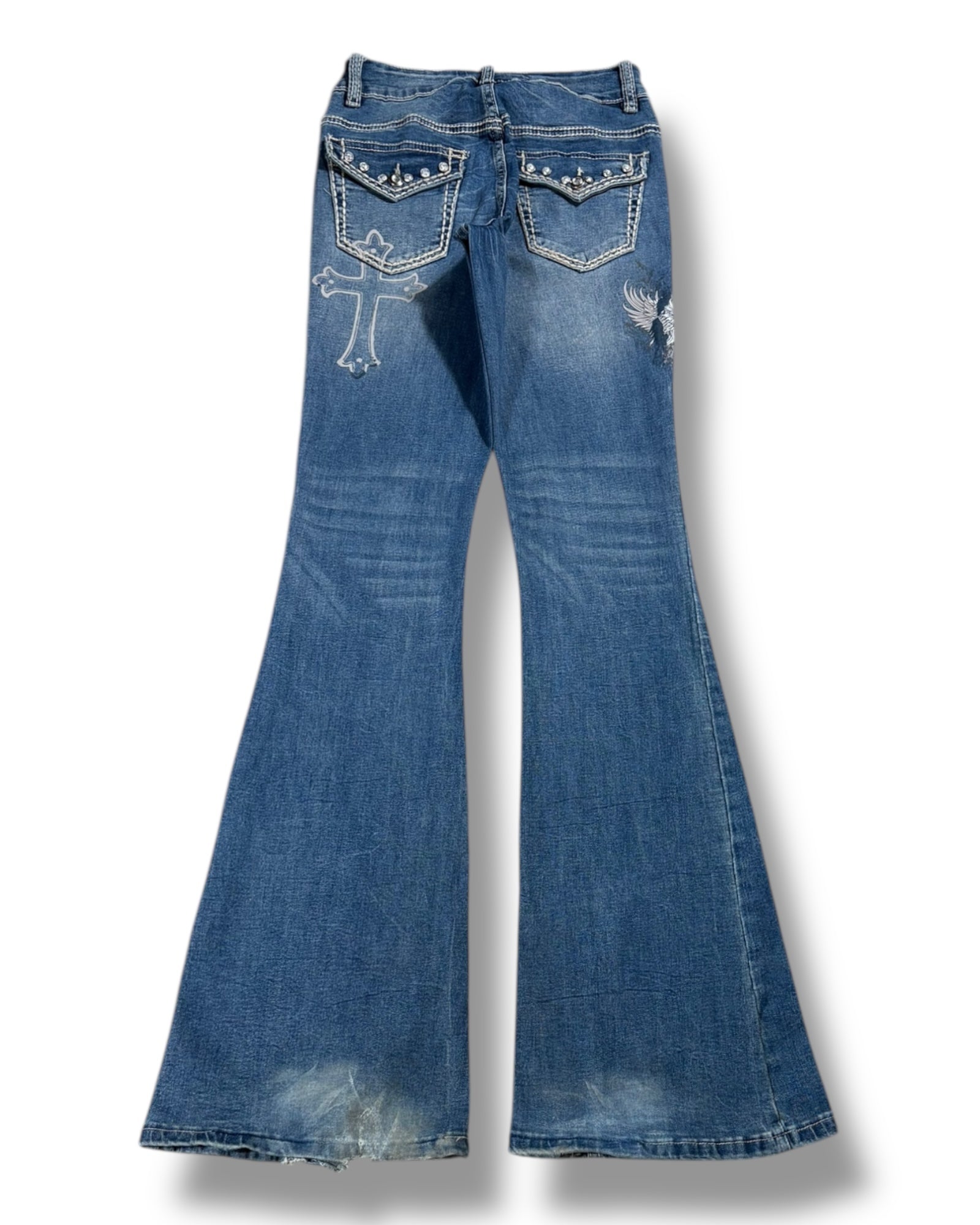 Y2K Flared Jeans (XS)