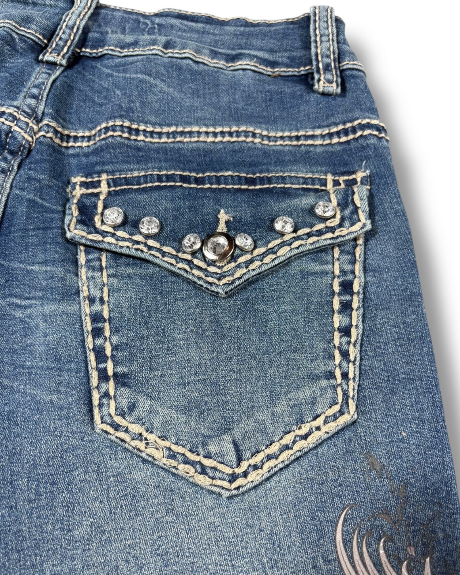 Y2K Flared Jeans (XS)
